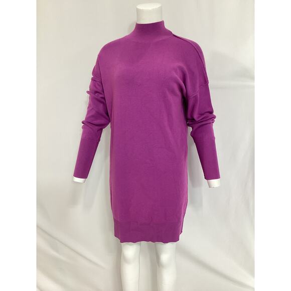 Line & Dot 'Mimi' Purple Turtleneck Dress Size S - NWT - Picture 2 of 4